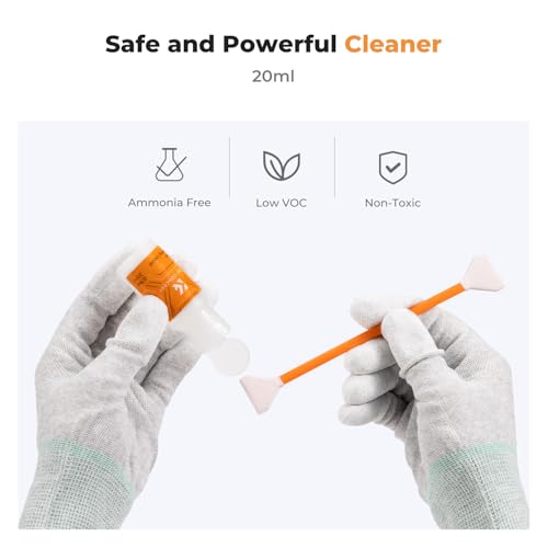 K&F CONCEPT Double-Tipped APS-C Sensor Cleaning Kit with Sensor Cleaner 16mm
