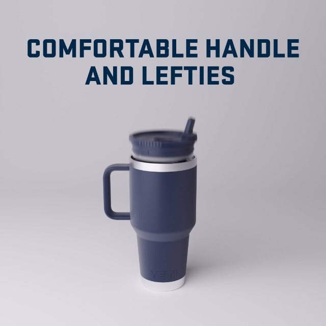 YETI Rambler 40 oz Travel Mug with Flip Straw Lid – Stainless Steel, Vacuum Insulated, Leakproof, Cup Holder Friendly, Venom
