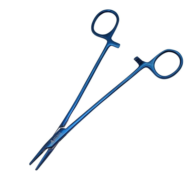 [Australia - AusPower] - Mayo Hegar 7 inches with Tungsten Carbide and Keychain Blue 
