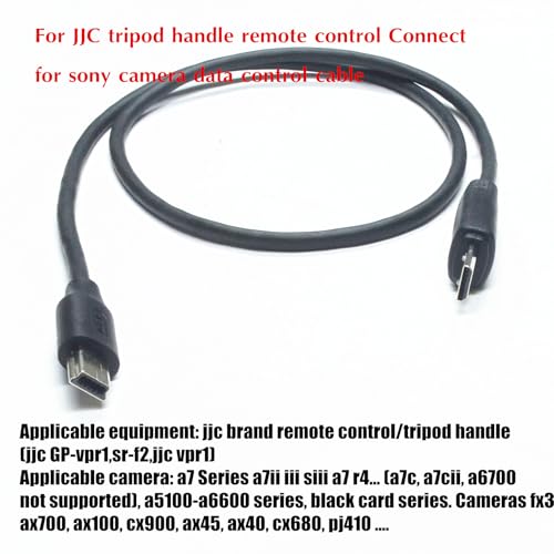Suitable for jjc cable brand handle remote control to control the connection cable Remote control/tripod handle (jjc GP-vpr1,sr-f2,jjc vpr1)mini 10pin usb to Multi usb for sony shutter cable