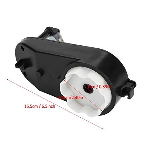 DollaTek Gearbox with 12V Motor, RS390 Universal Electric Motor Gearbox 16000RPM