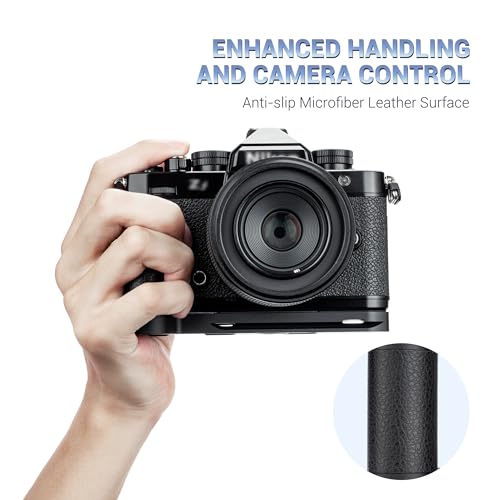 JJC 2-Pack DK-33 Soft Eyecup Eye Cup Eyepiece & Metal Hand Grip Handgrip Bracket for Nikon Zf Z f Camera, Nikon Zf Camera Accessories