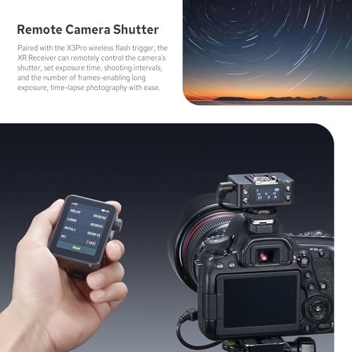 Godox XR TTL Wireless Flash Receiver for Canon Nikon, 2.4G HSS Trigger