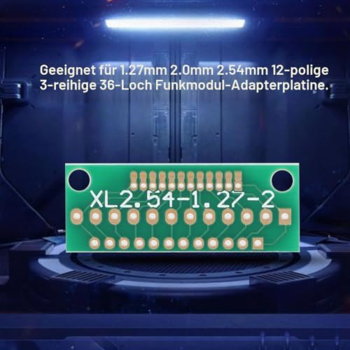 Adapter Board 10 Pieces 1.27 mm 2.0 mm 2.54 mm 12 Pin 3 Row 36 Holes Adapter Board for Wireless Modules