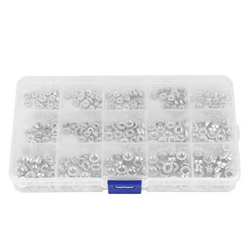 Thincol 300-piece metric self-clinching rivet nut set, M2–M5 pressure riveting nuts for thin metal plates
