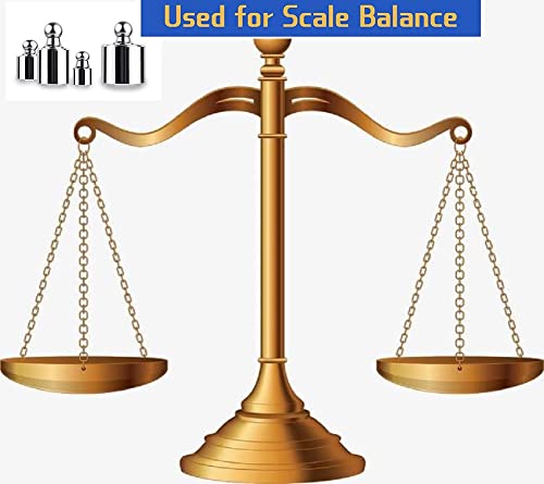 17pcs Calibration Weight Set 10mg-100g Precision Calibration Weight Set with Tweezers for Test Jewelry Scale