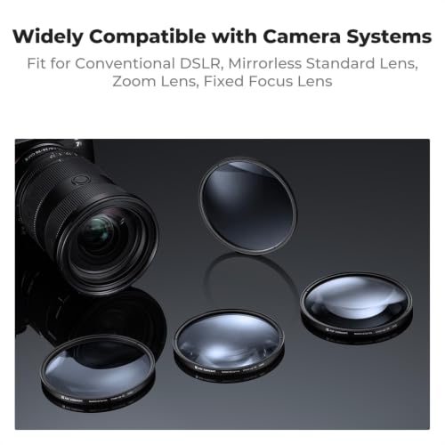 K&F CONCEPT 82mm +1+2+4+10 Close Up Lens Set