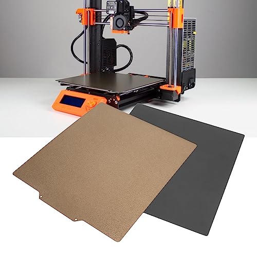 Flexible PEI Double-Sided Sp Steel Plate for CR-6 SE 3D Printers - Magnetic Build Plate, 255x245MM, Ible Steel, Ideal for 3D Printing