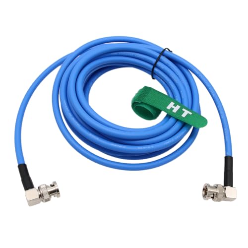 12G 4K Raw SDI Coaxial Video Cable BNC to BNC Canare LV-61S 75 ohm for Sony ARRI Camera Monitor Flexible Shielded 1.5M Blue