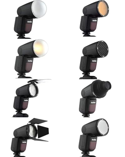Godox AK-R1 Accessories Kit for Godox V1, V1Pro, V100, V1mid, AD100Pro, V1U, V1ProU, and V100U Round Head Flashes