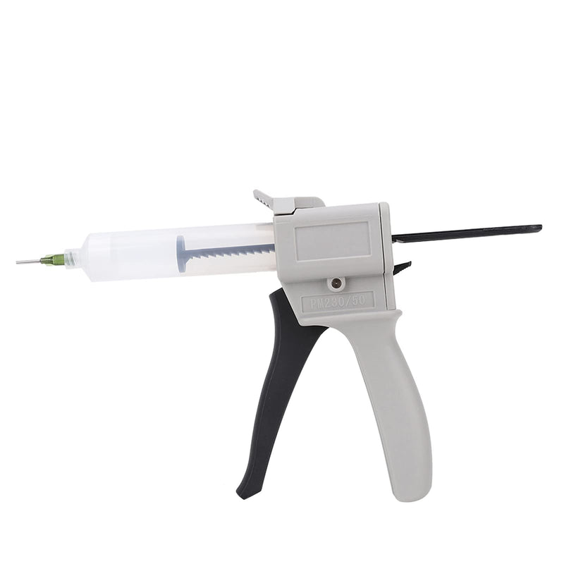 [Australia - AusPower] - 30ml Dispenser Glue Gun, Plastic Manual Single Tube Glueing Gun Hot Melt Adhesive Dispensers Glues Guns Singling Liquid Handle Dental Impression Mixing Tool for Pressing Squeezing DIY Crafting 
