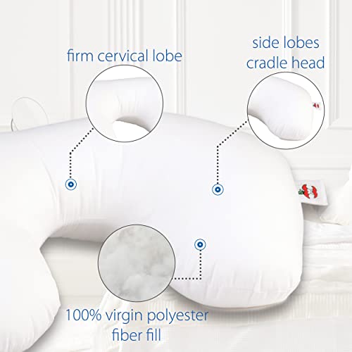 Travel Core Ergonomic Cervical Pillow for Neck Pain Relief, Travel