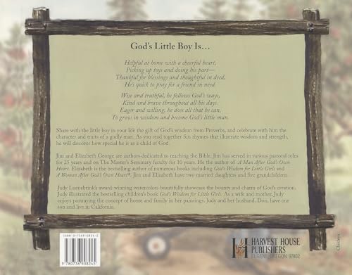 God's Wisdom for Little Boys: Christian Picture Book Building Biblical Character Through Proverbs