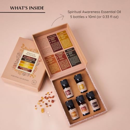 Spiritual Awareness Resin Diffuser Blend Gift Set, 5x10ml, Aromafume
