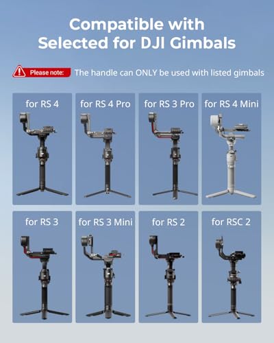 SmallRig Sling Handle Gimbal Handgrip for DJI RS, 180° Adjustable Grip Gimbal Handle
