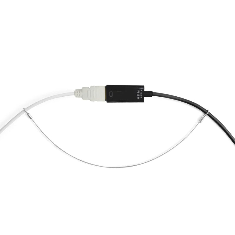 [Australia - AusPower] - 30 Pack Adjustable Cable Tether Universal Computer Adapter Lock Kit DIY Kit Stainless Steel wiht Nylon Coat Tether Computers Adapters/Dongles/HDMI Adapter/VGA Adapter/DP Adapter/Mac Adapter 30 