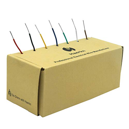 Electric Wire Kit, 0.82 mm² - 0.05 mm², 18awg-30awg, Electronic, Silicone Wires, Tinned Copper Cable, 7 Colors | High-purity oxygen-free solid tinned copper wire for optimal conductivity DIY 0.5 mm²/20awg-Solid-7 colors