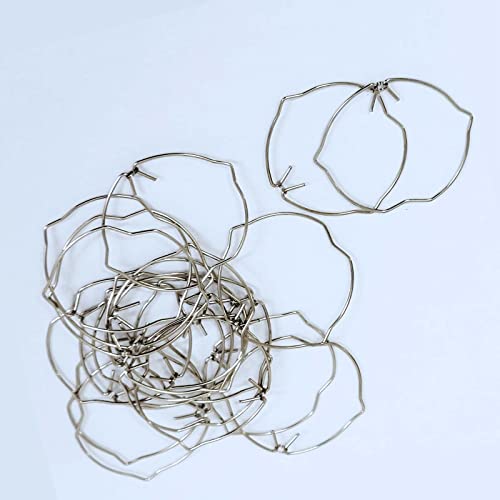 Auto-plaza 50pcs lamp retaining spring clip rings for 50mm MR16 GU10 spotlights and downlights