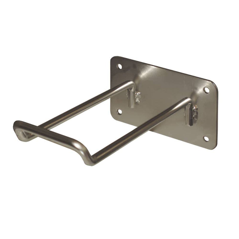 Caution Wet Floor Safety Sign Hanger - Durable Zinc Plated Steel - Wall-Mountable - 5 Sign Capacity - Discreet, Compact, Easy to Install - Hardware Included 1 Pack
