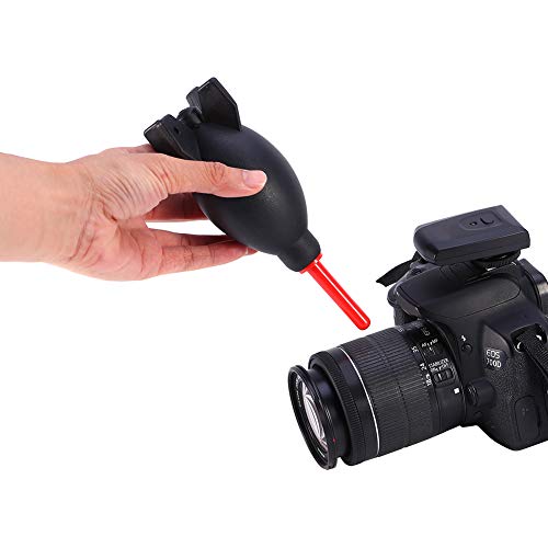 Rocket Air Blower Duster for DSLR Camera CCD Lens Keyboard Cleaning, & Non , Air Inlet Valve Design, Free Standing Tripod Base