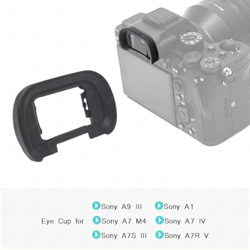 ULBTER Eyepiece Eyecup EP19 for Sony A7R V A7 IV A1 II A9 III A7S III -2Pcs Eyecup for Sony A1 II A7R V A7 IV A9 III A7S III