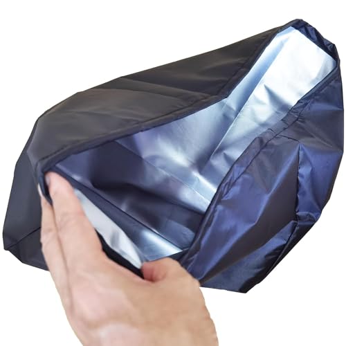 AniWorld Microscope Dust Cover Fit Standard Microscopes, 35 cm L x 20 cm W x 40 cm H with Lens Meter Instruments Accessories, Waterproof Jacket for Laboratory Office Students Microscopes