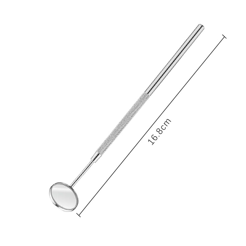 2 Pieces Stainless Steel Dental Mirror, Surgical Professional Dentist Mirror, Mouth Mirror, Oral Care Checking Instrument and Eyelash Extension