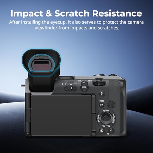 SMALLRIG Viewfinder Eyecup for Sony FX2, Soft Silicone Eye Cup Replacement, Anti-Glare Protection - 5975