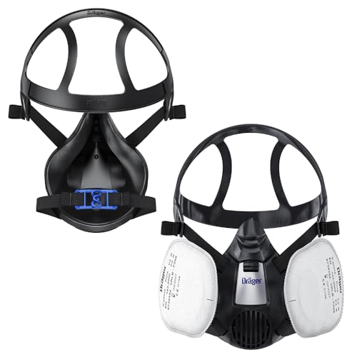 Dräger X-plore® 3500 Craftsman Half Mask Set incl. Pure P3 Particle Filter | Sizes S/M/L | against fine dust/particles | Size M