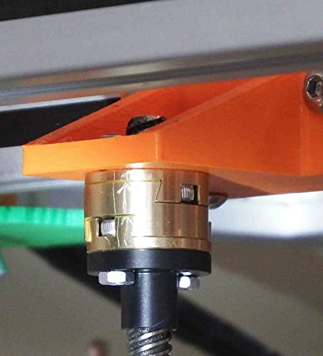 2-Pack Oldham Coupling Couplers Compatible with VzBot, BLV and Other 3D Printer Z axis T8 Lead Screw Hotbed (Oldham Coupling)