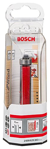 Bosch Professional Flush Cutter Expert for Wood (Wood and Laminate, Hand Milling Machine Accessories) Diameter: 12.7 mm, working length: 40 mm