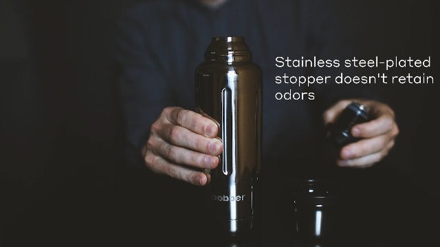 Bobber - 34 oz Vacuum Insulated Stainless Steel Water Bottle with Cup Lid - Dishwasher Safe - Keeps Drinks Hot for 48 Hours and Cold for 72 Hours - Double Walled Thermo Flask (Matte) 34 Ounces Matte