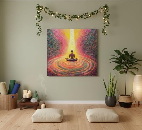 Kyczmys Chakra Chart Canvas Wall Art 12"L x 12"W