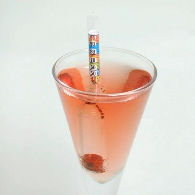 [Australia - AusPower] - Small Pocket Alcoholmeter Spirtometer Hydrometer Alcohol Meter Tester 0-96% 