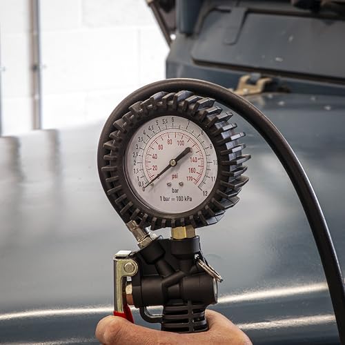 Sealey Sa9302 Tyre Inflator With Clip-On Connector