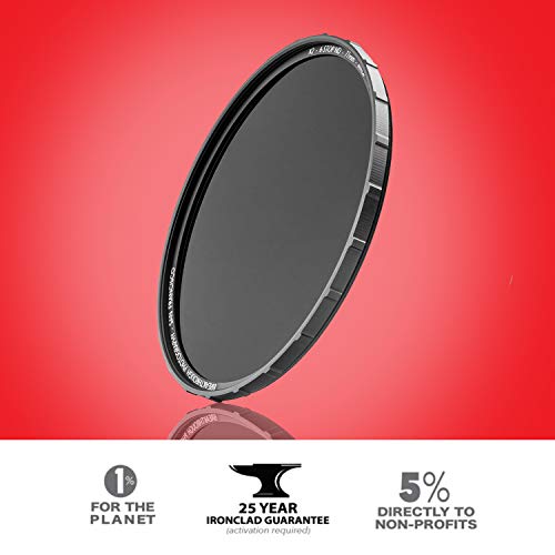 Breakthrough Photography 52mm X2 3-Stop Fixed ND Filter for Camera Lenses, Neutral Density Professional Photography Filter, MRC8, H-K9L Glass, Nanotec, Ultra-Slim, Weather-Sealed X2 ND 3-STOP
