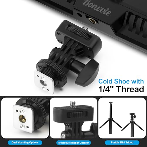 15W LED Video Lighting Kit, 9" Camera Light with 5000mAh Battery
