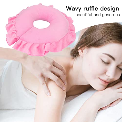 Dioche U Shaped Neck Support Cushion | Soft Table Bed Face Pillow for Beauty Salon & Spa Massage | Ergonomic Cervical Support with 360° Pressure Relief | Luxurious Travel Neck Pillow