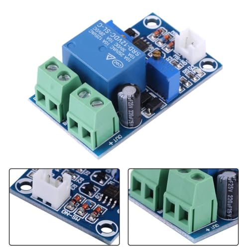 Battery Undervoltage Protection Module, 12 V Battery Voltage Monitor Battery Undervoltage Automatic Recovery Module Low Voltage Shutdown