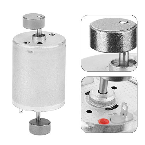 DC Double Shaft Vibration Motor Electric Vibration Motor High Torque 2 Eccentric Rotating Wheels 12V 31mm Length