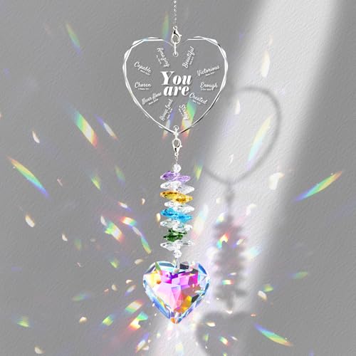 Christian Gifts for Women Men, Bible Verse Crystal Suncatcher Indoor Window Christian 2
