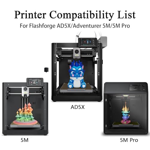 HzdaDeve AD5X Building Plate with Handle for 5M/5M Pro/AD5X Double-Sided Textured Plate Heated Bed Spring Steel Flexible Platform Glue-Free Printing for FLASHFORGE 3D Printer (Gold) Gold AD5X/5M/5M Pro