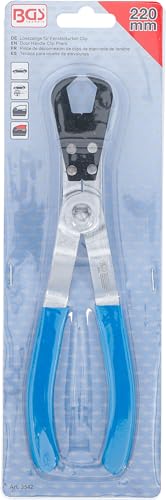 BGS 3542 Release Pliers for Window Winder Clip | Dip-insulated handle, riveted design, for working on the door panel