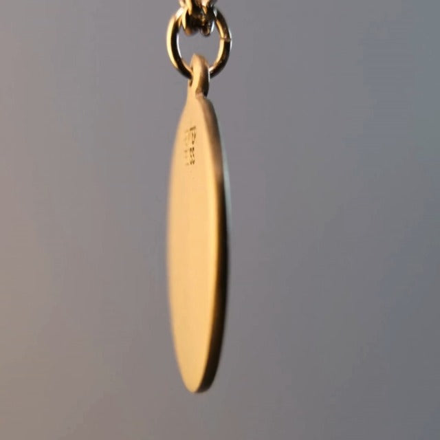 Saint Carlo Acutis 24 Inch Medal Pendant 1 x 3/4 Oval Pewter Necklace 24.0 Inches No Clasp (Endless) Chain