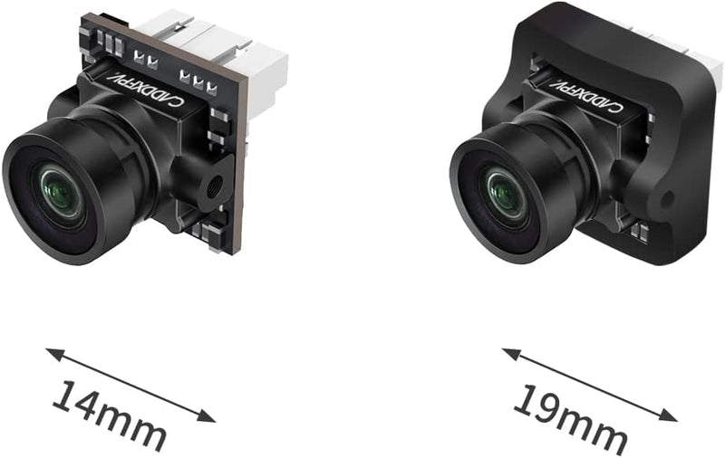 [Australia - AusPower] - SoloGood Caddx Ant FPV Camera 1200TVL Global WDR OSD 1.8mm Nano FPV Camera 16:9 NTSC PAL for RC FPV Cinewhoop Tinywhoop Drone Black 16:9 