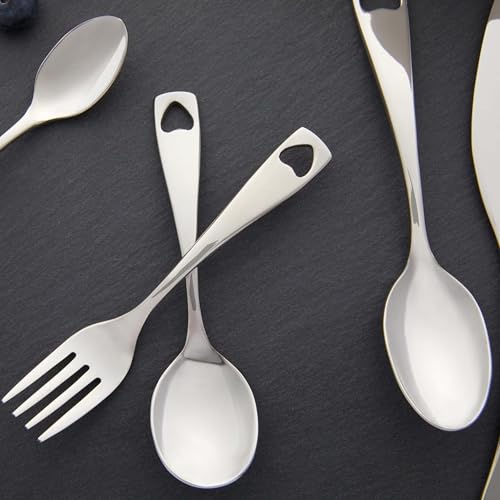 Oneida Little Love 3 Piece Baby Set, silver 3-Piece Flatware Set, Little Love