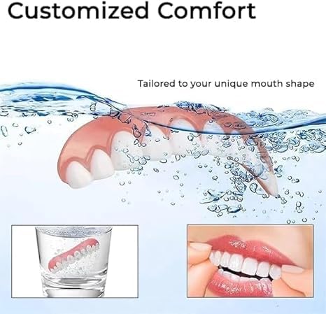 [Australia - AusPower] - Denture Silicone Reline Kit, Greatfit Denture Silicone Reline Kit, Soft Denture Reline Kit, Soft Denture Reline Kit for Men and Women (2pcs) 