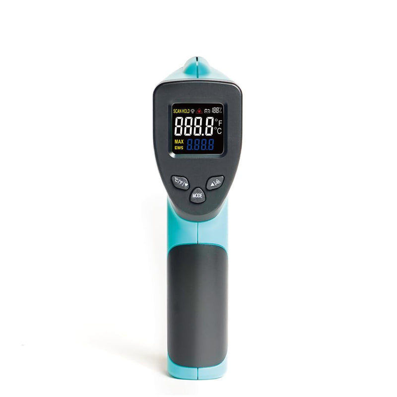 [Australia - AusPower] - Pro'sKit Infrared Thermometer, Non-Contact Measurement, Adjustable Emissivity, Fast Response, Backlit Large LCD, Range Kitchen Tester, No Contact, Griddle, Pizza, Engine 