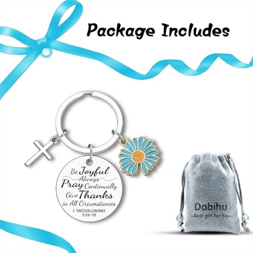 Christian Gifts for Women Men Keyring Inspirational Religious Gift Keychain