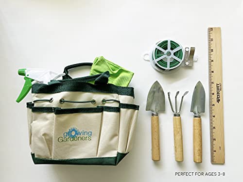 Gardinnovations garden tool kit for young gardeners with child-sized tools and accessories